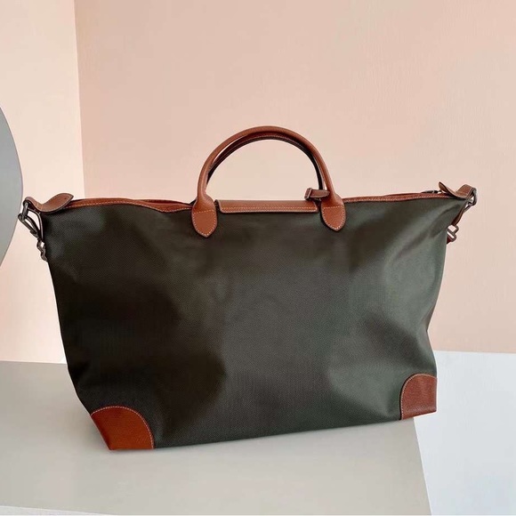 Longchamp Bags Longchamp Boxford Large Duffle Bag Brown Poshmark